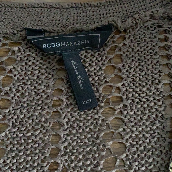 BCBG Maxazria Gold Cardigan Size XXS - Picture 2 of 3